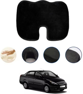 monolive Foam Seating Pad For  Tata Manza(Car, Office, Travel Black)