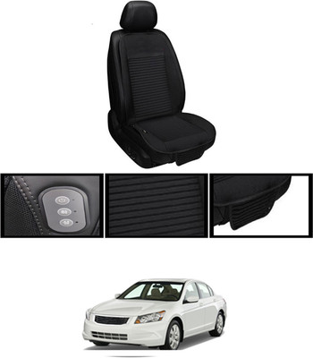 RKPSP Leather Seating Pad For  Honda Accord(Front, Back Black)