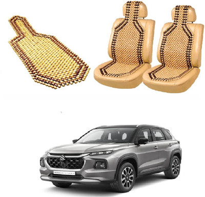ROSHNEER ENTERPRISES Wooden Bead Seating Pad For  Maruti Grand Vitara(GRAND VITARA Beige)