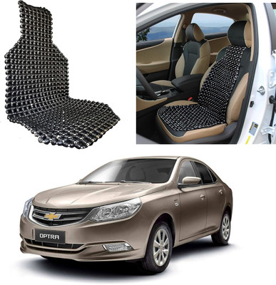 Oshotto Wooden Bead Seating Pad For  Chevrolet Optra(Front Seats Black)