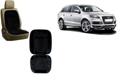 HANSHIKA ENTERPRISES Wooden Bead, Velvet Seating Pad For  Audi Q7(Car, Home and Office Black)