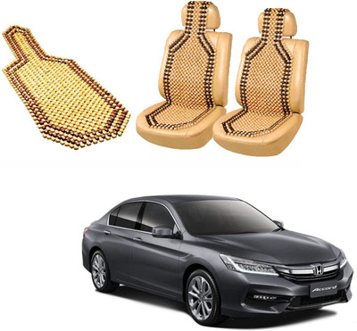 ROSHNEER ENTERPRISES Wooden Bead Seating Pad For  Honda Accord(accord Beige)