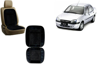 HANSHIKA ENTERPRISES Wooden Bead, Velvet Seating Pad For  Ford Ikon(Car, Home and Office Black)