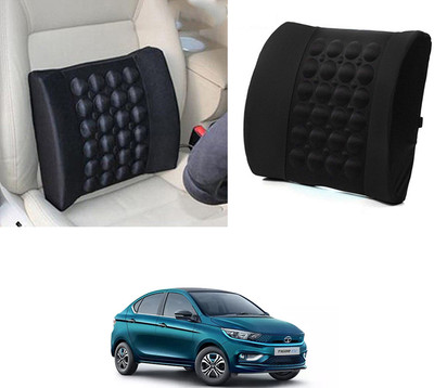 MATIES Nylon Seating Pad For  Tata Universal For Car(BackRest for Cars, Trucks,Van,Home,Office Black)