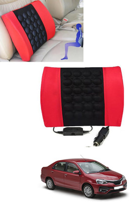 MSNP Cushion Seating Pad For  Toyota Etios(Car, Home, Office Red, Black)