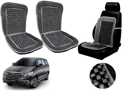AUTO PEARL Polyester, Cotton Seating Pad For  Toyota Innova(Front Seats Grey)