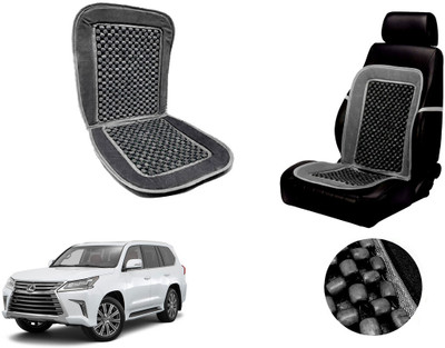 AUTO PEARL Polyester, Cotton Seating Pad For  Lexus LX(Front Seats Grey)