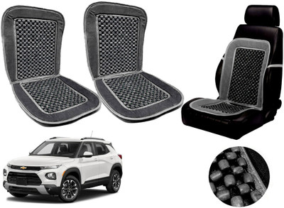 AUTO PEARL Polyester, Cotton Seating Pad For  Chevrolet Trailblazer(Front Seats Grey)