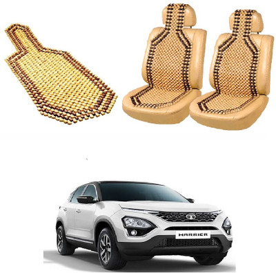 ROSHNI ENTERPRISES Wooden Bead Seating Pad For  Tata Harrier XM(HARRIER Beige)