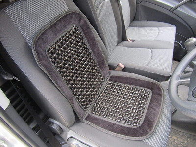 AUTO PEARL Polyester, Cotton Seating Pad For  Audi S6(Front Seats Grey)