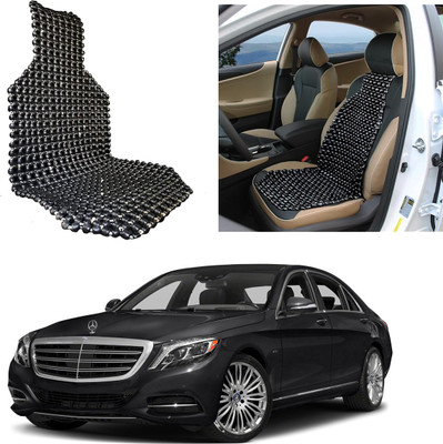 Oshotto Wooden Bead Seating Pad For  Mercedes Benz S-Class(Front Seats Black)