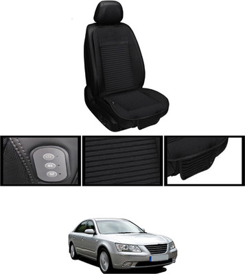 RKPSP Leather Seating Pad For  HYUNDAI Elantra(Front, Back Black)
