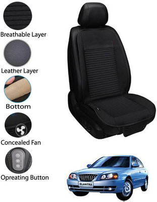 AYW Leather Seating Pad For  HYUNDAI Elantra(Front Seat Black)