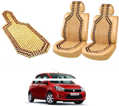 ROSHNEER ENTERPRISES Wooden Bead Seating Pad For  Maruti Celerio(CELERIO OLD Beige)