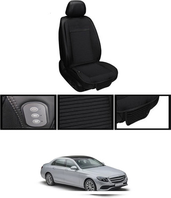 RKPSP Leather Seating Pad For  Mercedes Benz E200(Front, Back Black)