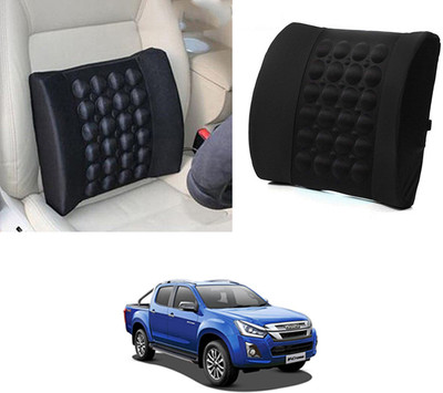 MATIES Nylon Seating Pad For  Isuzu Universal For Car(BackRest for Cars, Trucks,Van,Home,Office Black)