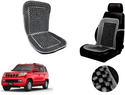 AUTO PEARL Polyester, Cotton Seating Pad For  Mahindra TUV-300(Front Seats Grey)