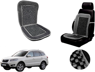 AUTO PEARL Polyester, Cotton Seating Pad For  Hyundai Terracan(Front Seats Grey, Black)