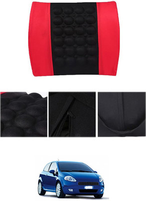 MATIES Foam Seating Pad For  Fiat Grand Punto(Car/Home/Office Red, Black)