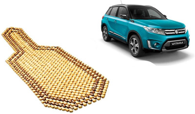 HANSHIKA ENTERPRISES Wooden Bead Seating Pad For  Maruti Suzuki Vitara(Car, Home and Office Yellow, Brown)