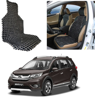 Oshotto Wooden Bead Seating Pad For  Honda BRV i-VTEC V MT(Front Seats Black)