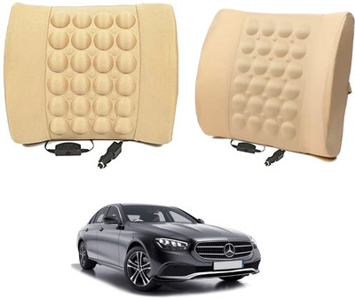 MATIES Nylon Seating Pad For  Mercedes Benz E200(BackRest for Cars, Trucks,Van,Home,Office Beige)