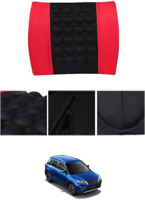 MATIES Foam Seating Pad For  Toyota Universal For Car(Car/Home/Office Red, Black)