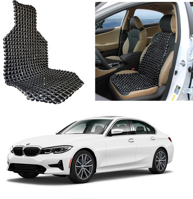 Oshotto Wooden Bead Seating Pad For  BMW 3 Series(Front Seats Black)