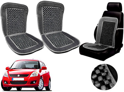 AUTO PEARL Polyester, Cotton Seating Pad For  Maruti Suzuki Swift(Front Seats Grey)