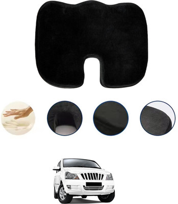 monolive Foam Seating Pad For  MAHINDRA Universal For Car(Car, Office, Travel Black)