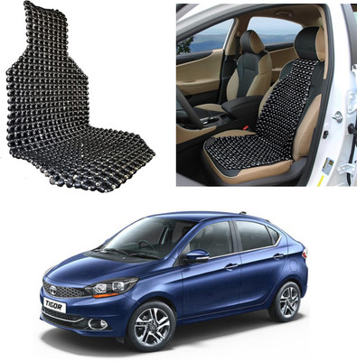 Oshotto Wooden Bead Seating Pad For  Tata Tigor 1.05 Revotorq XE(Front Seats Black)