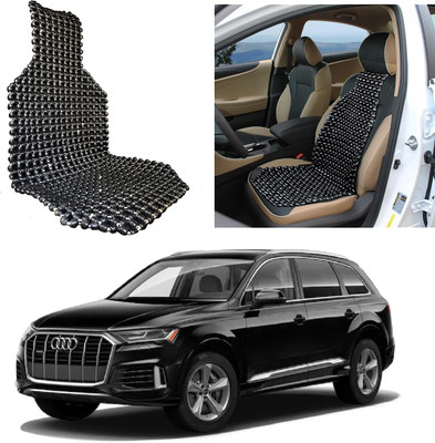 Oshotto Wooden Bead Seating Pad For  Audi Q7(Front Seats Black)