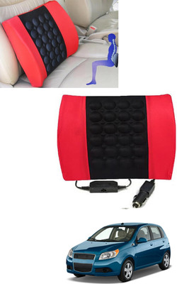 MSNP Cushion Seating Pad For  Chevrolet Aveo(Car, Home, Office Red, Black)