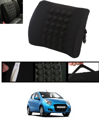 ABJD Black Nylon Car Pillow Cushion for Maruti Suzuki(Square, Pack of 1)