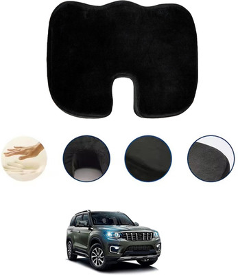 monolive Foam Seating Pad For  MAHINDRA Universal For Car(Car, Office, Travel Black)