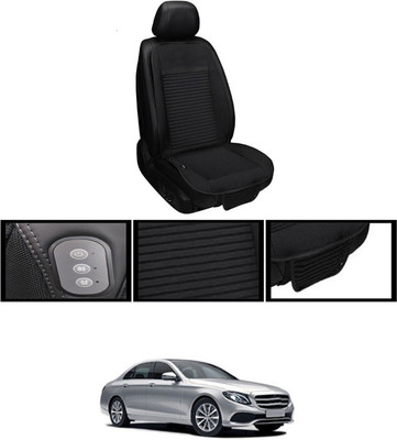RKPSP Leather Seating Pad For  Mercedes Benz E220(Front, Back Black)