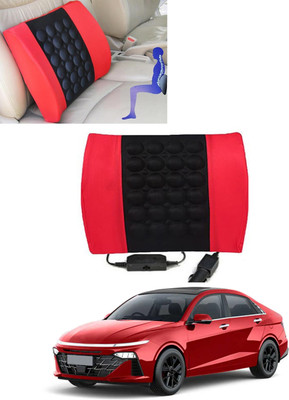 MSNP Cushion Seating Pad For  HYUNDAI Verna(Car, Home, Office Red, Black)