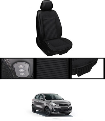 RKPSP Leather Seating Pad For  Maruti Celerio(Front, Back Black)