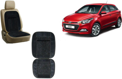 HANSHIKA ENTERPRISES Wooden Bead, Velvet Seating Pad For  Hyundai Elite i20(Car, Home and Office Grey)
