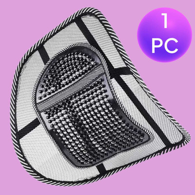 FlyTouch Polyester Seating Pad For  Universal For Car Universal For Car(All Front Cars Seat, Office Chair, Dining Seat, Sofa, etc Black)