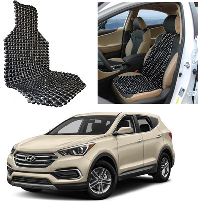 Oshotto Wooden Bead Seating Pad For  Hyundai SantaFe(Front Seats Black)