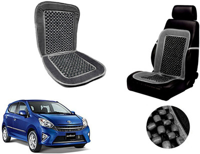 AUTO PEARL Polyester, Cotton Seating Pad For  Toyota Wego(Front Seats Grey)