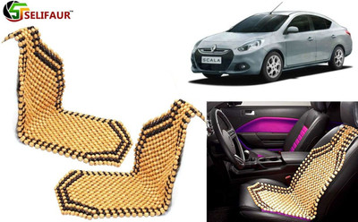 HANSHIKA ENTERPRISES Wooden Bead, Nylon Seating Pad For  Renault Scala(Front Seats, Back Seats, Office Chair Beige)