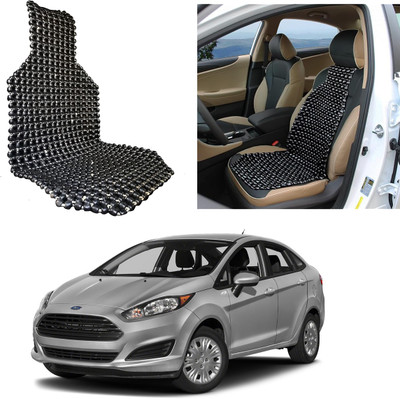 Oshotto Wooden Bead Seating Pad For  Ford Fiesta(Front Seats Black)