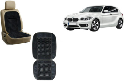 HANSHIKA ENTERPRISES Wooden Bead, Velvet Seating Pad For  BMW 1 Series(Car, Home and Office Grey)