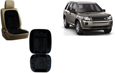 HANSHIKA ENTERPRISES Wooden Bead, Velvet Seating Pad For  Land Rover Freelander 2(Car, Home and Office Black)