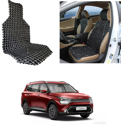 Oshotto Wooden Bead Seating Pad For  Kia(Front Seats Black, White)