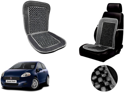 AUTO PEARL Polyester, Cotton Seating Pad For  Fiat Grand Punto(Front Seats Grey)
