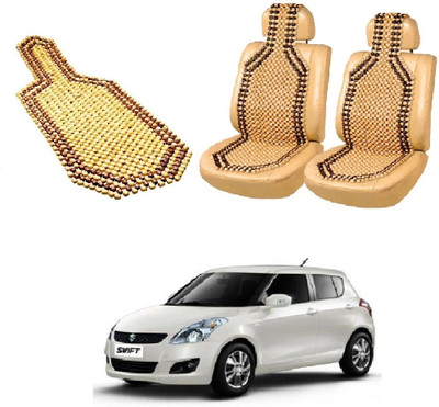 ROSHNEER ENTERPRISES Wooden Bead Seating Pad For  Maruti Swift(SWIFT OLD Beige)