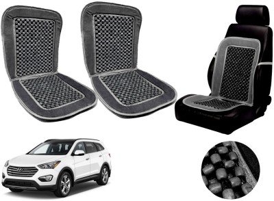 AUTO PEARL Polyester, Cotton Seating Pad For  Hyundai SantaFe(Front Seats Grey)